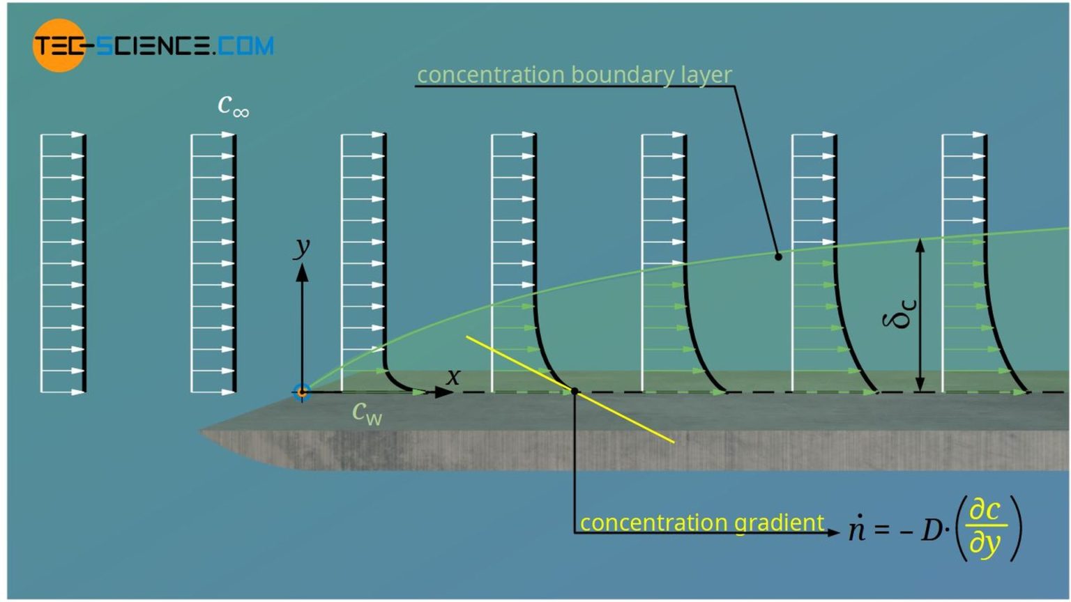 Thermal And Concentration Boundary Layer | Tec-science